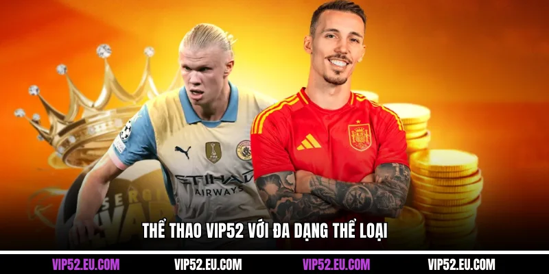 Thể thao VIP52 với đa dạng thể loại